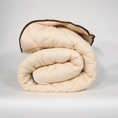 Вълнена олекотена завивка Мерино Натурал 200/210 см