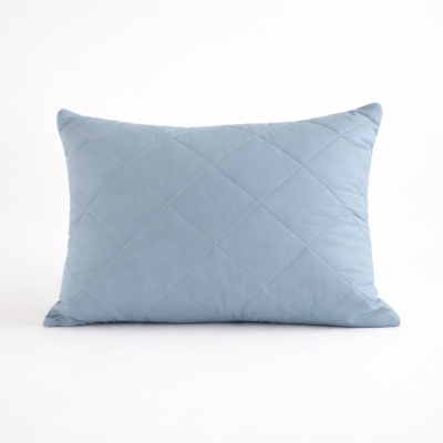 Памучна възглавница Париж Аква 50/70 см