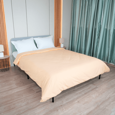 Плик за олекотена завивка, Ранфорс 100% памук, Праскова, 200/210 см