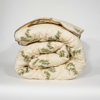 Вълнена олекотена завивка Мерино Бамбу Комфорт 150/210 см 