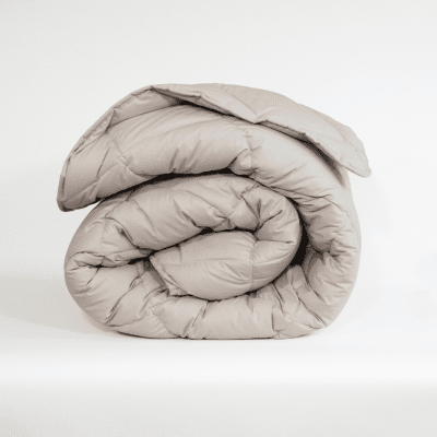 Памучна зимна олекотена завивка "Париж Сива"  двойна 200/210 см