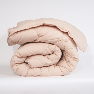 Памучна зимна олекотена завивка "Париж Екрю"  двойна 200/210 см