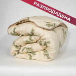 Вълнена олекотена завивка Мерино Бамбу Комфорт 150/210 см 