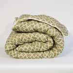 Вълнена олекотена завивка Мерино Натурал Грийн 150/210 см 