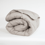 Памучна зимна олекотена завивка "Париж Сива" единична 150/210 см