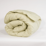 Памучна зимна олекотена завивка "Париж Мента" единична 150/210 см