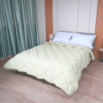 Памучна зимна олекотена завивка "Париж Мента" единична 150/210 см