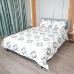 Спален комплект 4 части Аспера за спалня от 100% памук