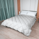 Памучна лятна олекотена завивка "Париж Сива" двойна 200/210 см