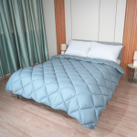 Памучна лятна олекотена завивка "Париж Аква" двойна 200/210 см