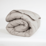 Лятна вълнена завивка "Мерино Лайт Сива" единична 150/210 см    