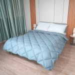 Лятна вълнена завивка "Мерино Лайт Аква" единична 150/210 см  