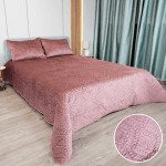 Шалте Велвет с 2бр. декоративни калъфки Охра