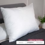 Капитонирана възглавница за сън със силиконов пух Монако